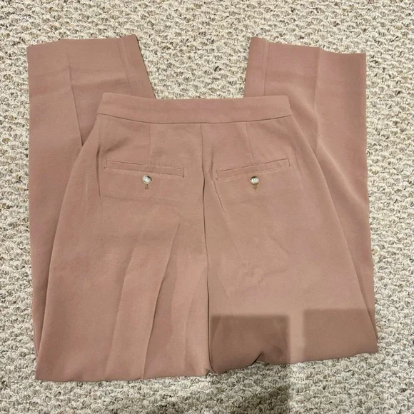 Rosedale high rise straight pant in crepe - Picture 3 of 6